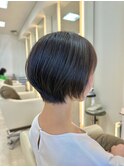 ショートボブ　くびれボブ　ミニボブ　ショートカット