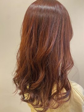 ニシオギ ヴォイス 西荻窪店(nishiogi voice) 髪質改善nishiogi voice西荻窪★イルミナカラー　コーラルピンク