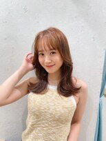 ロンドプランタン 恵比寿(Lond Printemps) くびれミディアム 韓国風おくれ毛で小顔効果