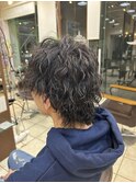 ウルフパーマ・大宮・マッシュパーマ/波打ちパーマ/サーフカール