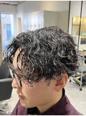 癖毛活かしパーマ風センターパート【EIGHT北千住 】