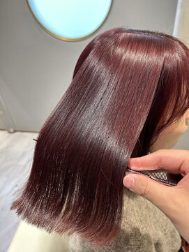 アンサー(answer) "髪質改善で叶える"   ピンクヴァイオレット×艶髪『銀座/個室』