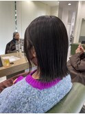 切りっぱなしボブ