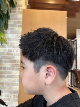 フレンズ 手稲店(friend's) キッズカット刈り上げマッシュツーブロック手稲美容室