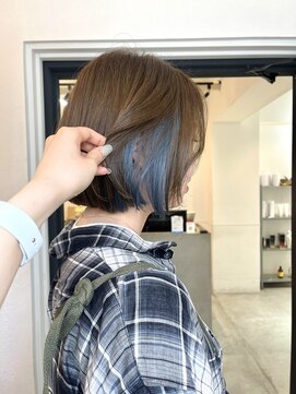 ウック(wooc) イヤリングブルーカラー