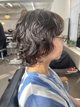 ユノ(juno) 【中目黒】ショートウルフパーマ☆ナチュラルハイライト