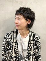 テテコケット(tete coquette)&nbsp;【若松 詩季】MEN’S HAIR/ニュアンスパーマ/短め前髪のウルフ