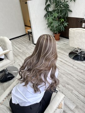 ベルヘアーデザイン 堺東(Belle hair Design) コントラストハイライト/ハイライト/ケアブリーチ/堺東