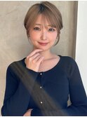 似合わせ ショート ボブ 30代 40代 小顔 新宿 ひし形 前上がり