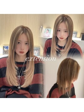 リゼル ユア 渋谷(RISEL YUA) 憧れ！エクステレイヤーカット