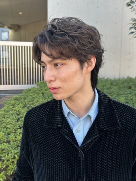 クロト(Clotho) スパイラルパーマ/ツイストスパイラル波巻きメンズカットウルフ