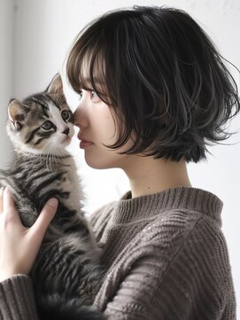 アルトリスト(Altruist Aging×HAIR&SPA) ★ダークアッシュ大人ガーリーボブ着物似合わせカット/髪質改善