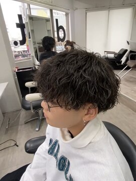 ルートバイドット 町田店(root by dot.) メンズマッシュ×ツイストスパイラルパーマ