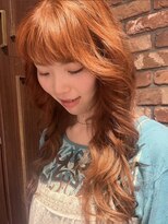 ボコカ(bococa)&nbsp;【Vicky指名】ブリーチなしダブルカラーオレンジベージュ