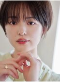 20代～50代◎大人可愛いフェザーショート前髪カット髪質改善