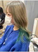 ハイトーン×グリーンカラー