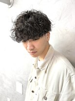 架空(KAQU)&nbsp;刈り上げ波巻きパーマ(新潟/燕三条）