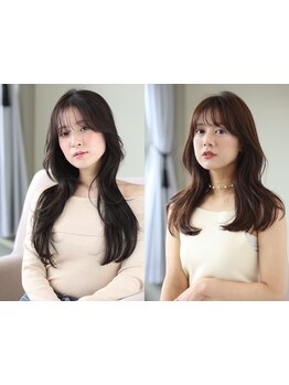 小顔の黄金比×ワンカールで決まる小顔レイヤーカットで垢抜け!!透明感イルミナカラーもおすすめ◎