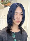 クラゲヘアー/ウルフカット/ロングウルフ/インナーカラー