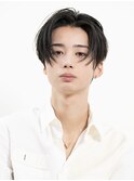 メンズメイク/メンズ眉毛/韓国風/センターパート/清潔感/爽やか