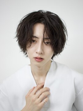 エデアンホンテン メンズサロン(EDEAN 本店 （旧：EDEAN 上通）) 熊本センターパート ニュアンスパーマ スパイラル MEN'S HAIR