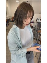 ラボ(LABO)&nbsp;レイヤーボブ×グレージュカラー　20代30代40代