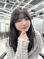 エース 梅田店(ace) ミディアムレイヤー/大阪/梅田/茶屋町/シースルーぱっつん/韓国