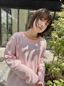 ソワ オモテサンドウ(SOIE OMOTESANDO) 顔周りカットのボブ