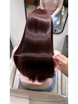 艶髪ピンクブラウン×髪質改善