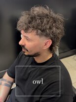 アウル 心斎橋(owl)&nbsp;マレットヘア/外国人風/メンズパーマ/ウルフ/men's/メンズカット