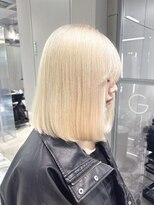 ジェム(GEM)&nbsp;【暖音】ホワイトブロンドで抜きっぱダメージレスヘア♪