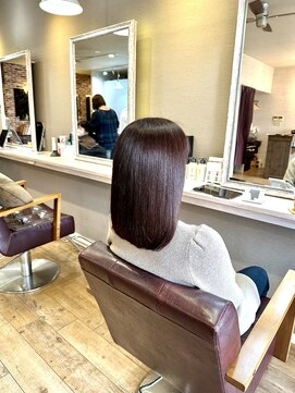 ヘアーメイクロージー 八軒店 (HAIR MAKE ROSY) 大人女性艶ボブ髪質改善TOKIOトリートメント美髪
