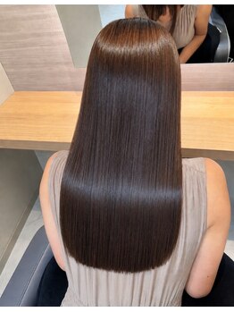アース 渋谷店(HAIR&MAKE EARTH)の写真/髪質改善専門店の厳選トリートメント仕様★美髪クレンジング髪に栄養補充して、艶髪へ
