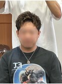ソフトツイストアップバング