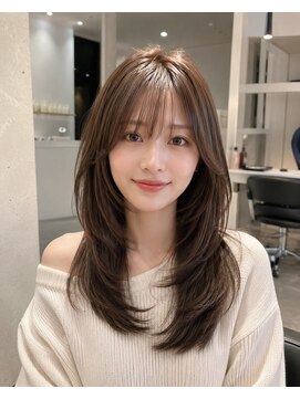 ラファンジュ ヘアー(Rohange hair) ショコラブラウン/デザインレイヤー/ヘルシーレイヤー/内巻き