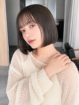 フォト 新宿三丁目(foto) 髪質改善縮毛矯正くびれレイヤー切りっぱなしボブ