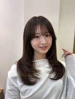 ロンドアベニール 北千住(Lond avenir)&nbsp;結べる長さのボブ/韓国風レイヤーカット/顔周りカット/前髪