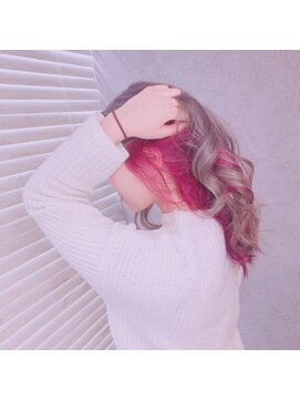 ヘアサロンエム 渋谷店(HAIR SALON M) 外ハネボブ/アッシュブラウン/ネオウルフ/デザインカラー