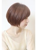 【 I. 】30代からのナチュラル前下がりショートボブ 川口