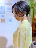 【morio池袋】綺麗でかっこいい黒髪ショート♪