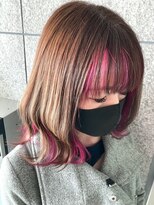 ルシア(LUCIA) 大人可愛い10代20代◎フェイスフレーミングピンク