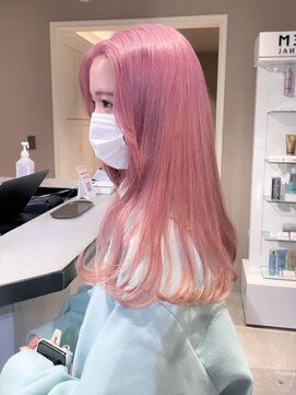 ベレーザ 渋谷(BELEZA) ba12_透明感ニュアンスカラーミルクティーピンクグレーベージュ