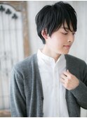 ≪mod's men≫ビジネスも◎黒髪ウェット抜け感ヘルシースタイルc