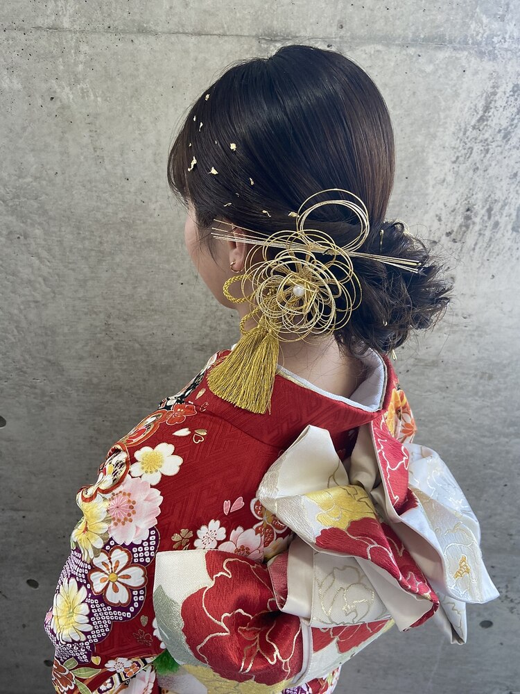成人式着付&ヘアセット：L165237385｜アネラウイ(Anela-u