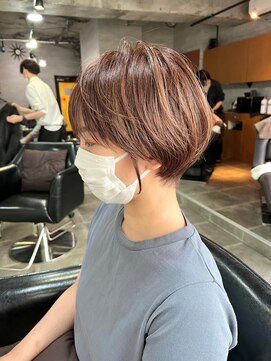 バーチョ(bacio) 20代30代40代◎小顔骨格矯正ショート【麻生/札幌ショート/白髪】