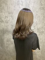 イオエ(ioe)&nbsp;前髪/アンブレラカラー/こなれミディ/イメチェン/ウェーブパーマ