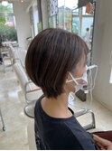 ふんわり丸みショート!マグネットカラーで透明感を♪