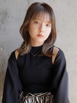 ラフィス ヘアー バンビ 近鉄奈良店(La fith hair bambi) 【La fith】モカグレージュ×くびれミディ