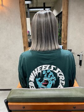 サニー 渋谷(SUNNY) バレイヤージュ、ハイライト、ショコラアッシュ、グレージュ