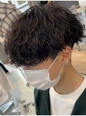 波巻きスパイラルパーマツイストパーマ波巻きパーママッシュ